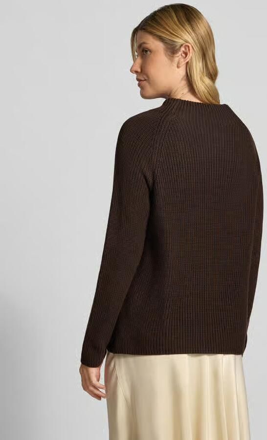 Monari Gebreide pullover met opstaande kraag - Foto 3
