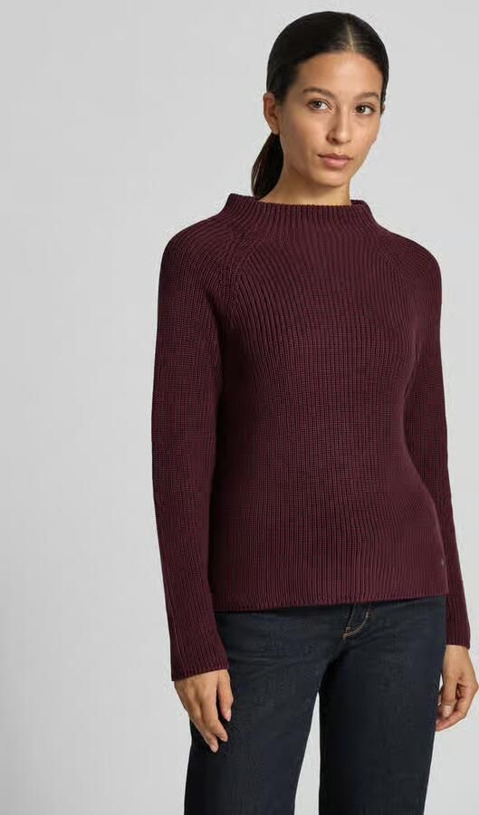 Monari Gebreide pullover met opstaande kraag - Foto 3