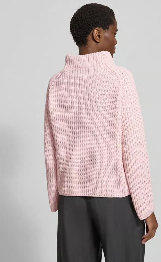 Monari Gebreide pullover met Opstaande kraag Model 'Basic Chenille' - Foto 3