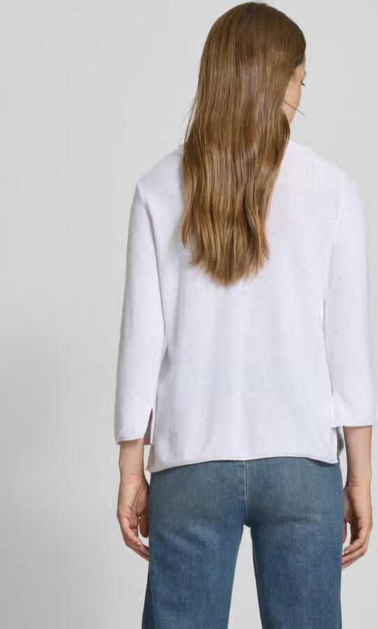 Monari Gebreide pullover met pailletten