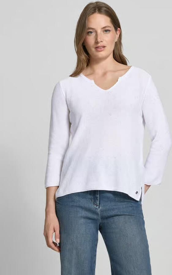 Monari Gebreide pullover met pailletten - Foto 2