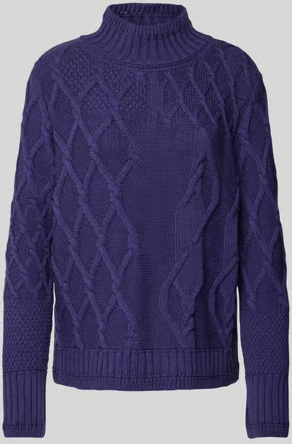 Monari Gebreide pullover met ribboorden - Foto 2