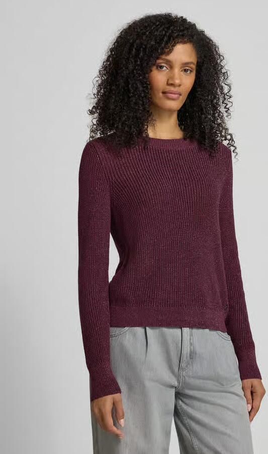 Monari Gebreide pullover met ribboorden - Foto 2