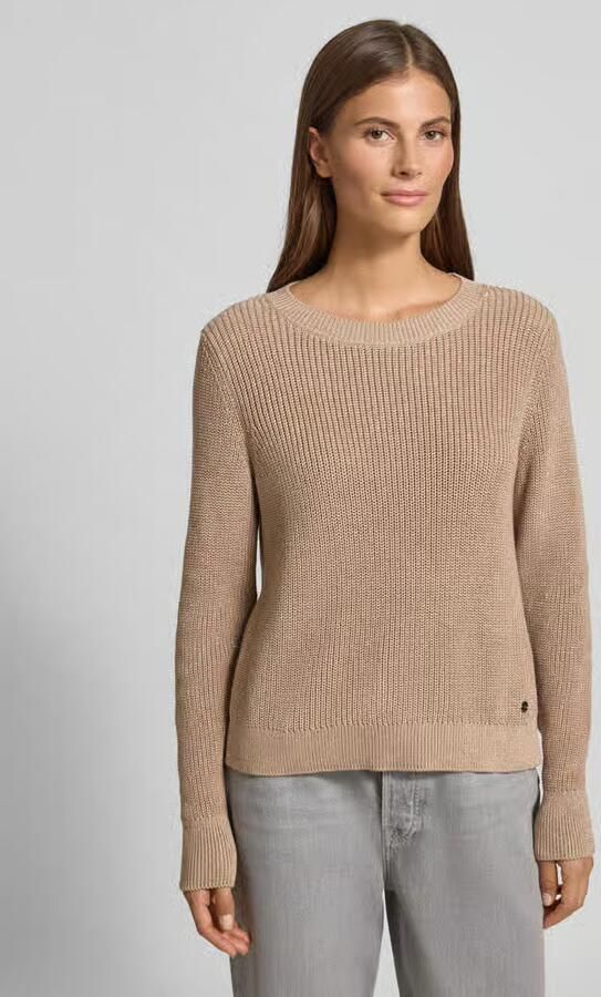 Monari Gebreide pullover met ribboorden - Foto 2