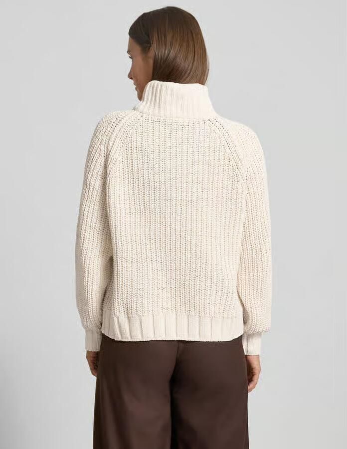Monari Gebreide pullover met ribboorden