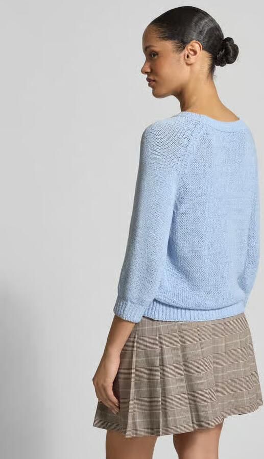 Monari Gebreide pullover met ronde hals en 3 4-mouwen - Foto 4
