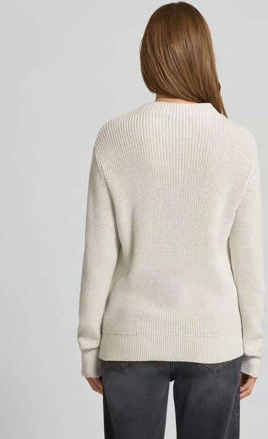 Monari Gebreide pullover met ronde hals