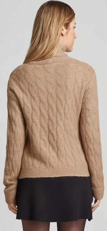 Monari Gebreide pullover van een mix van wol en viscose