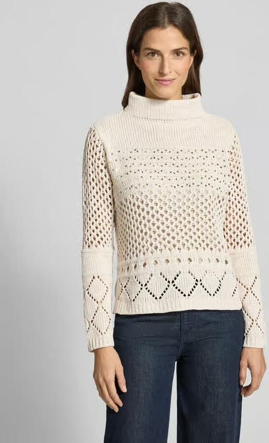 Monari Gebreide pullover van viscosemix met pailletten - Foto 2
