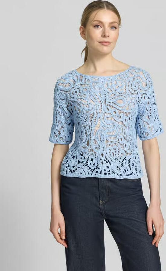 Monari Gebreide shirts van haak-kant model 'Cornelly' - Foto 3