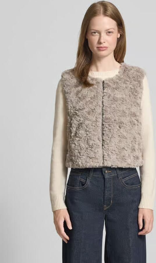 Monari Gilet van teddybont met ritssluiting - Foto 2