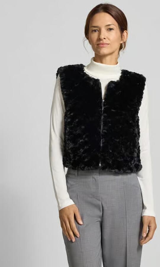 Monari Gilet van teddybont met ritssluiting - Foto 2