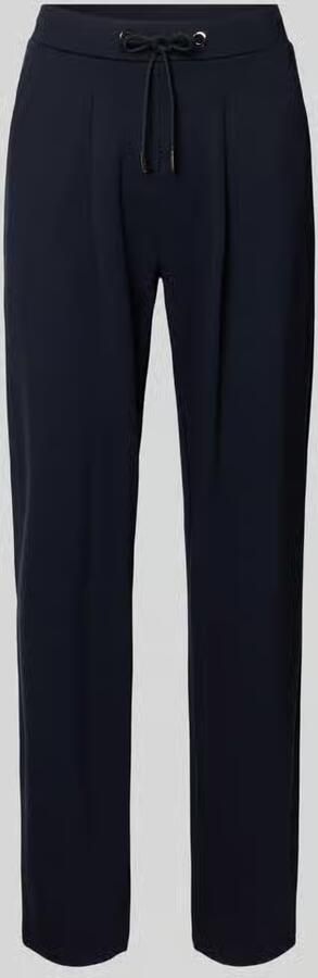 Monari Joggingbroek met elastische band en tunnelkoord