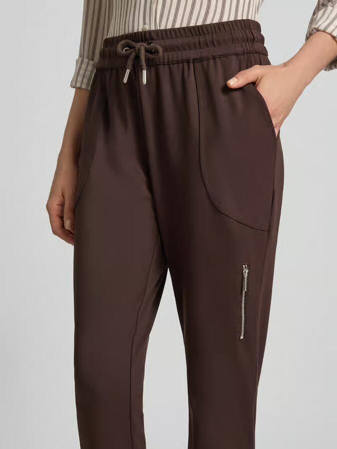 Monari Joggingbroek met ritszak model 'Jill'