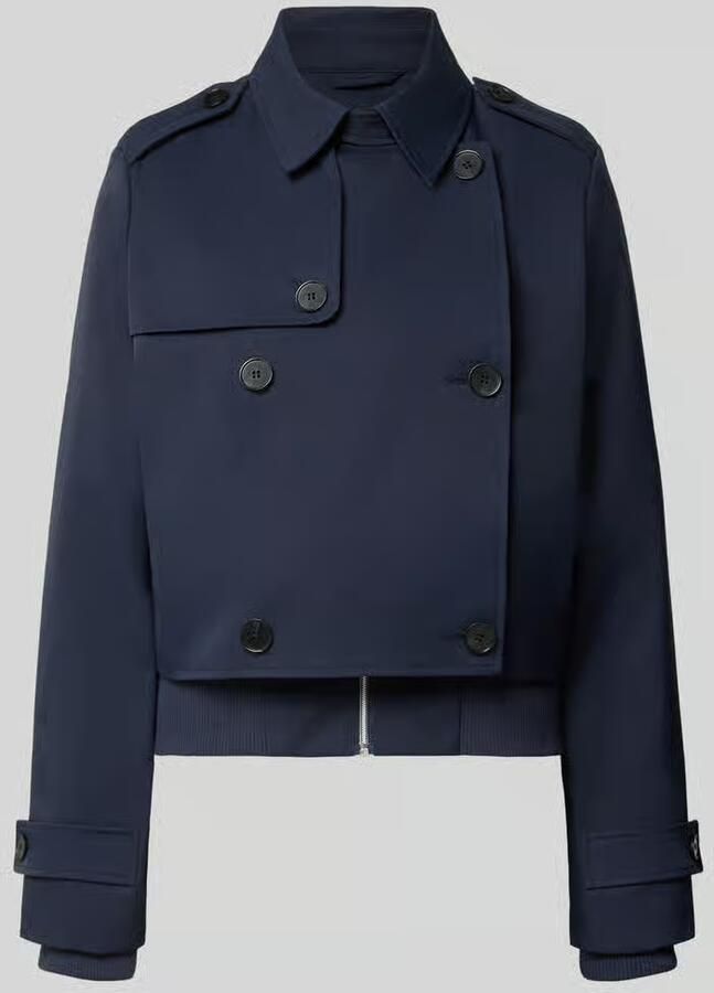 Monari Korte trenchcoat met mouwriempjes - Foto 2