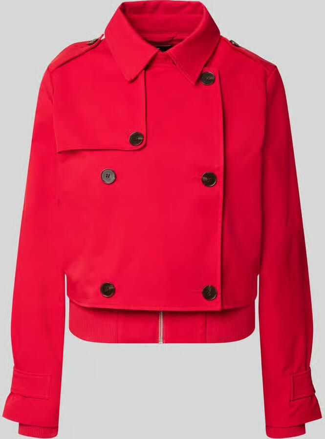 Monari Korte trenchcoat met mouwriempjes - Foto 2