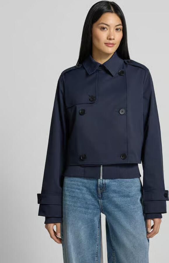 Monari Korte trenchcoat met mouwriempjes - Foto 2