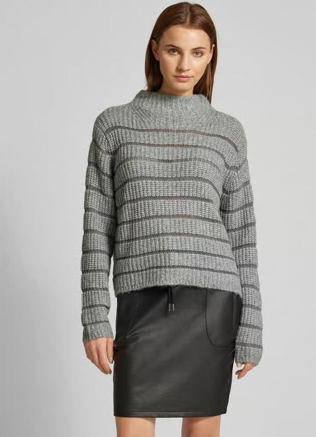 Monari Gebreide pullover met turtleneck - Foto 2