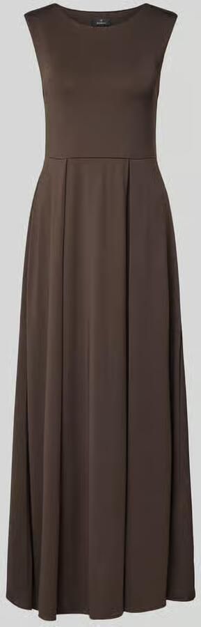 Monari Maxi-jurk met ronde hals