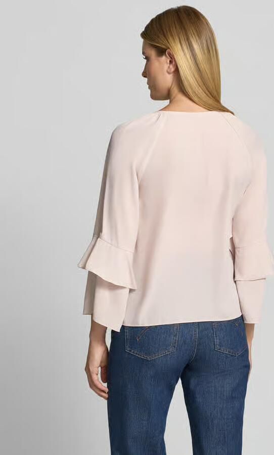 Monari Regular fit blouse met druppelvormige hals - Foto 3