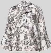 Monari Regular fit blouse met sierstrik