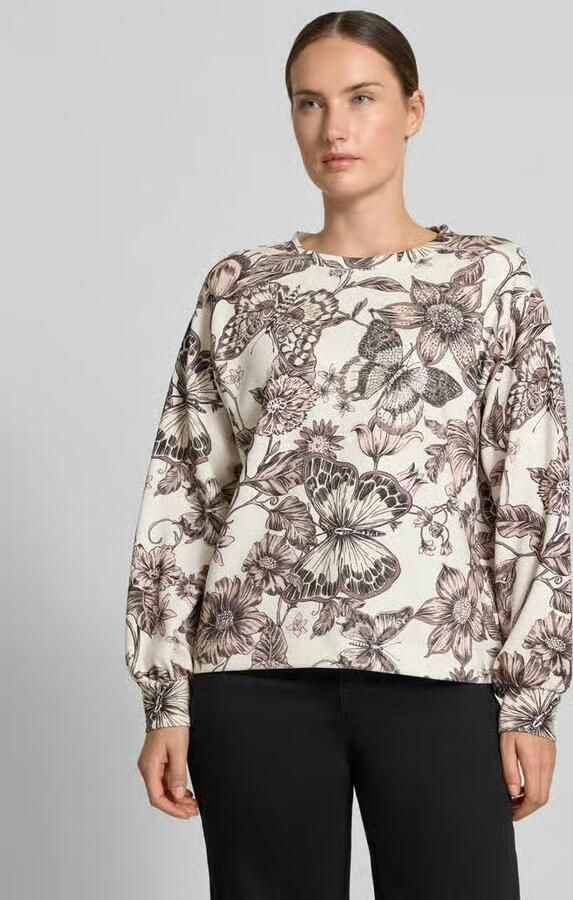 Monari Regular fit blouse van viscosemix - Foto 2