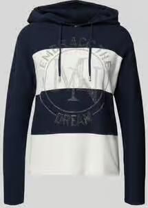 Monari Regular fit hoodie van puur katoen