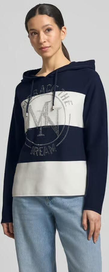 Monari Regular fit hoodie van puur katoen - Foto 3