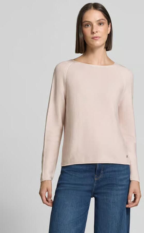 Monari Regular fit shirt met lange mouwen van puur katoen - Foto 2