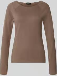 Monari Regular fit shirt met lange mouwen van viscosemix
