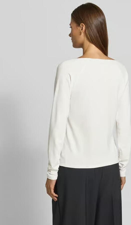 Monari Regular fit shirt met lange mouwen van viscosemix - Foto 3