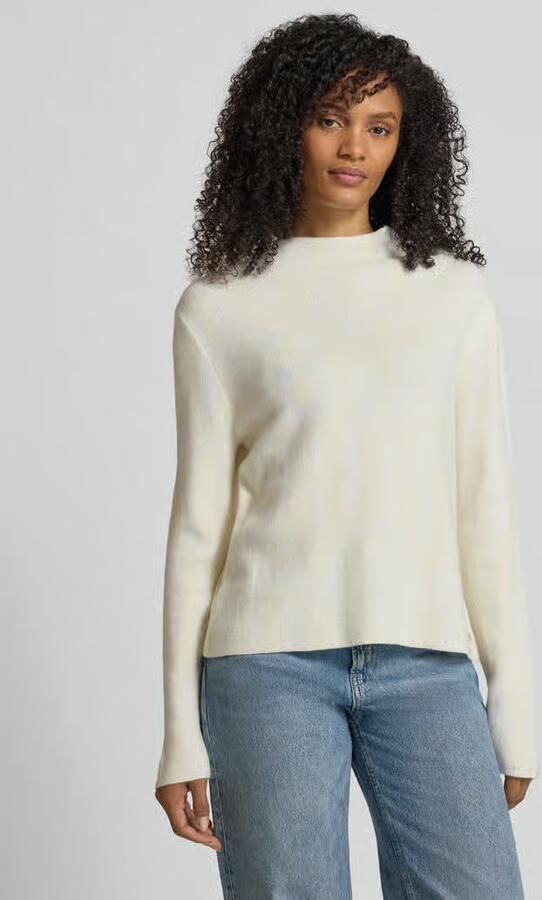 Monari Regular fit shirt met lange mouwen van wolmix met viscose - Foto 2