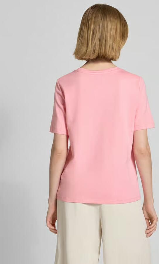 Monari regular fit T-shirt met florale siergarnering - Foto 4