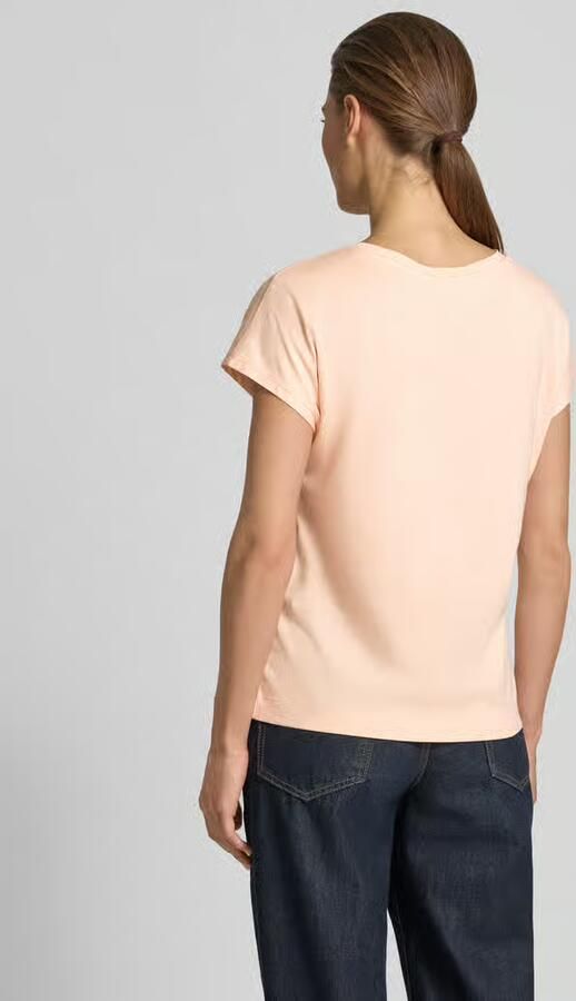 Monari regular fit T-shirt met siersteentjes