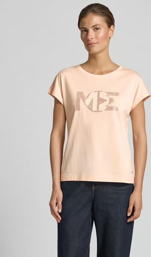 Monari regular fit T-shirt met siersteentjes - Foto 4