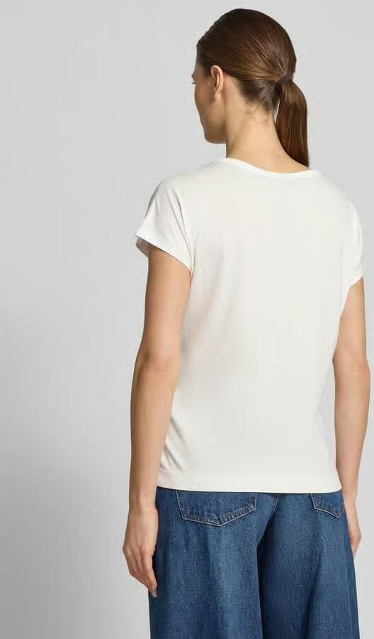 Monari regular fit T-shirt met statementprint - Foto 4