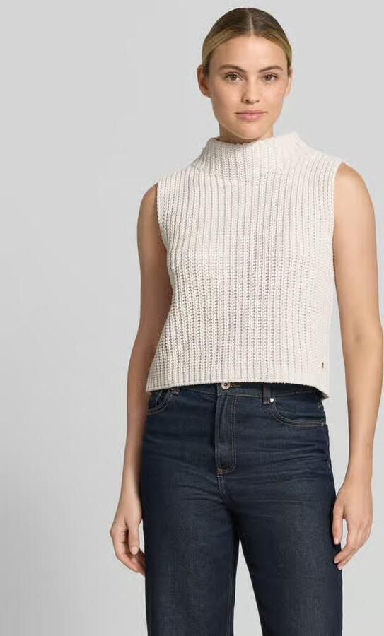 Monari regular fit top in brei-look - Foto 2
