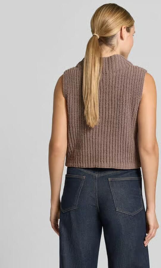 Monari regular fit top in brei-look - Foto 3