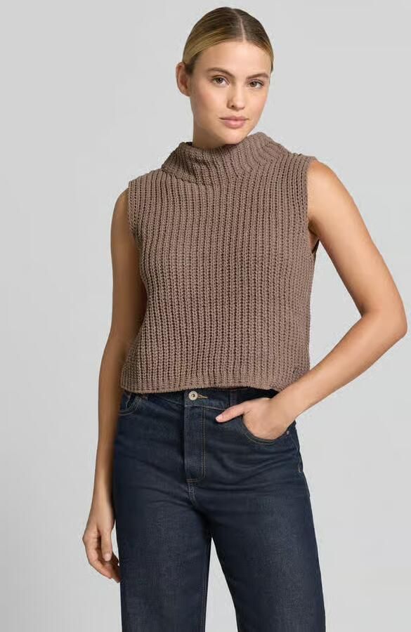 Monari regular fit top in brei-look - Foto 2