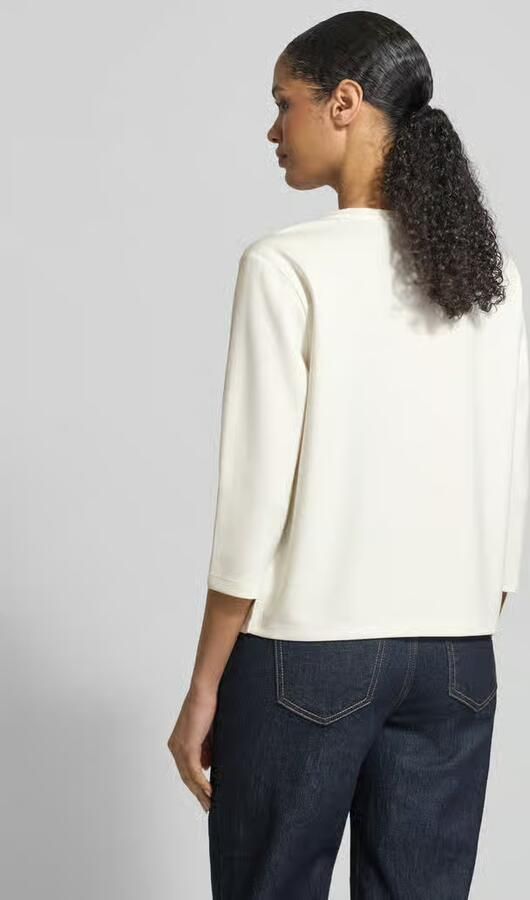 Monari Relaxed fit sweatshirt Met viscose Model 'Emblem'