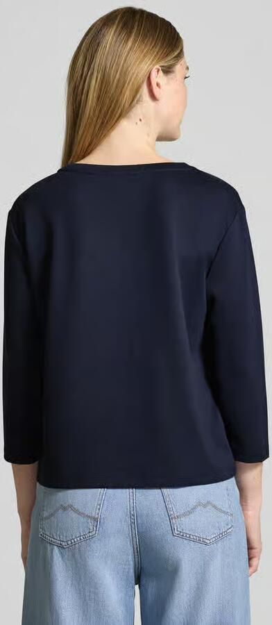 Monari Relaxed fit sweatshirt met viscose model 'Emblem' - Foto 3