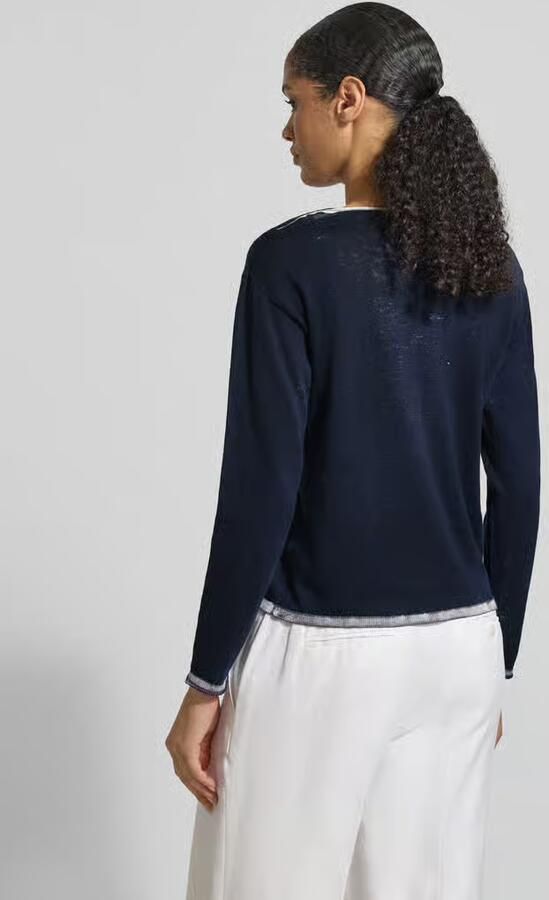 Monari Shirt met lange mouwen met linkse print en Ronde hals - Foto 4