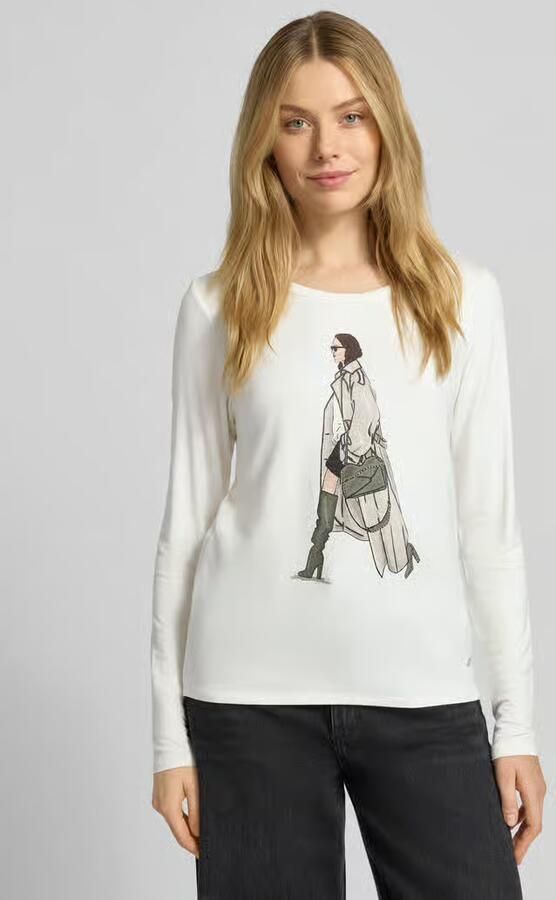 Monari Shirt met lange mouwen met Motiefprint - Foto 3