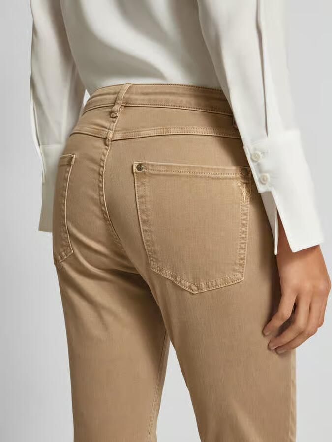 Monari Slim fit jeans met strass-steentjes