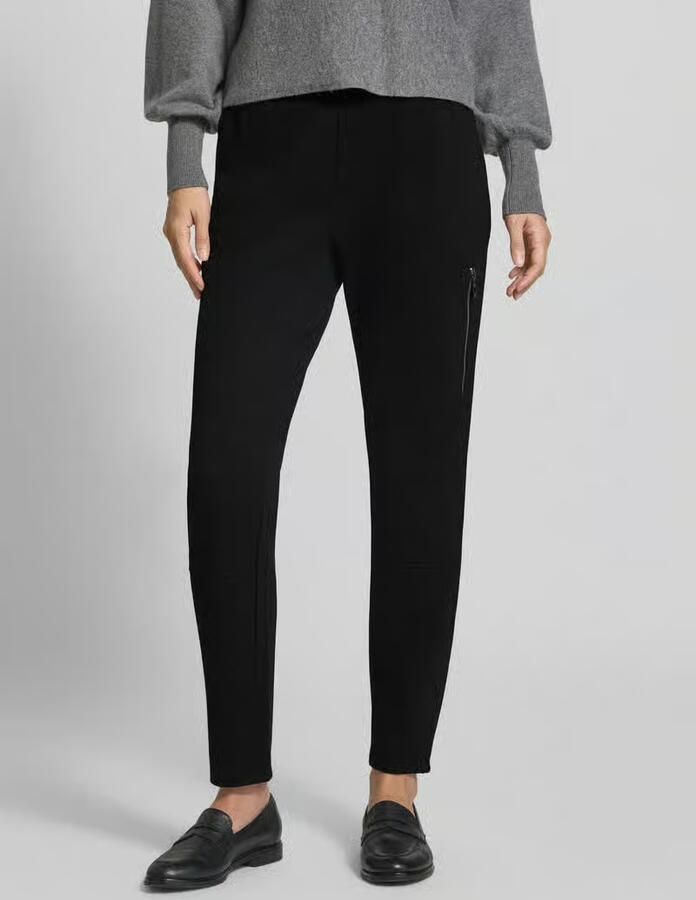 Monari Slim fit sweatpants van viscosemix - Foto 2