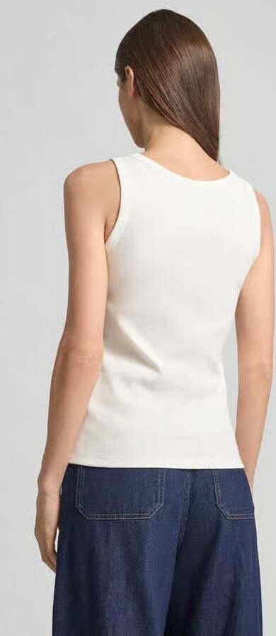 Monari slim fit top met strassteentjes model 'Cape Town' - Foto 3