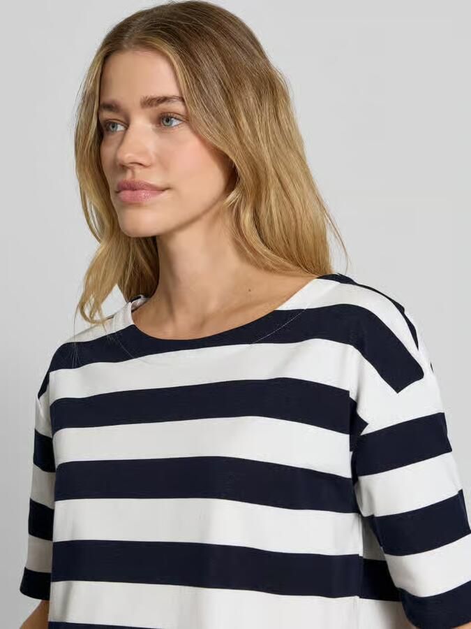 Monari Sweatshirt met 1 2-mouwen en ronde hals