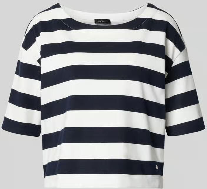 Monari Sweatshirt met 1 2-mouwen en ronde hals - Foto 2
