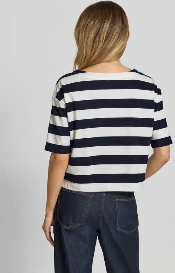 Monari Sweatshirt met 1 2-mouwen en ronde hals