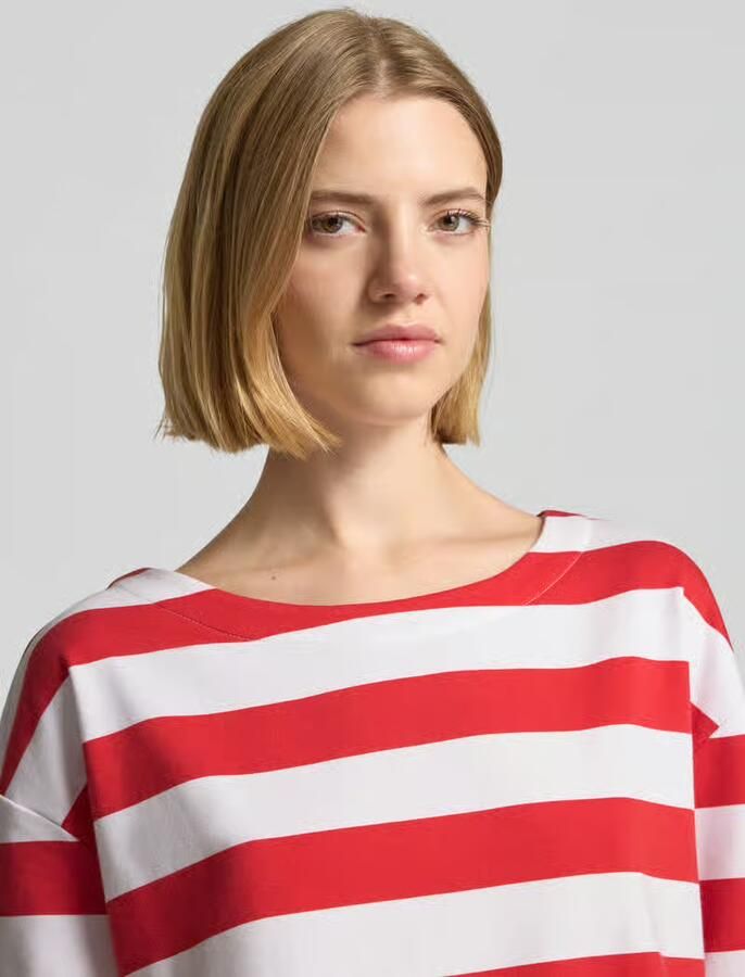 Monari sweatshirt met 1 2-mouwen in all-over look - Foto 2